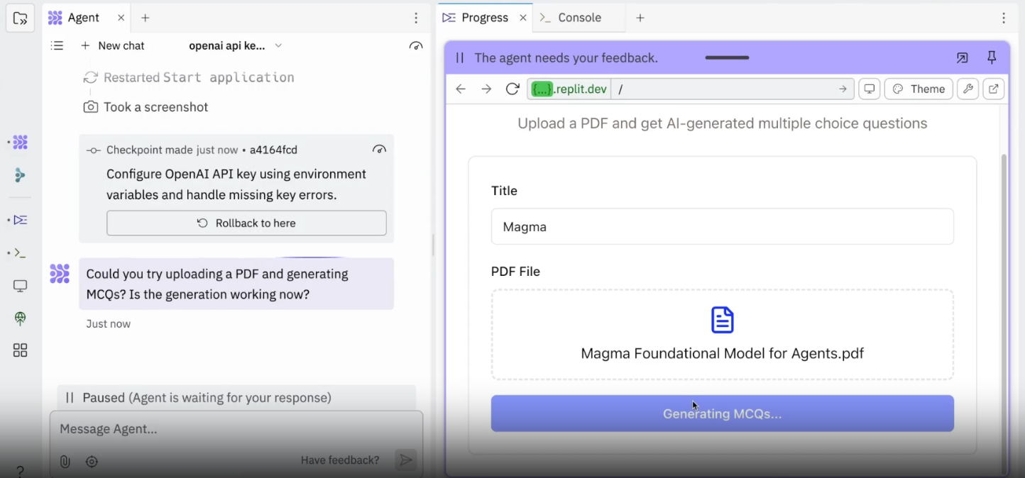 Replit Agent Test app